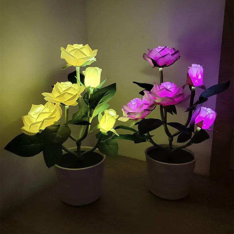 BloomLight - Solar Rose Lantern