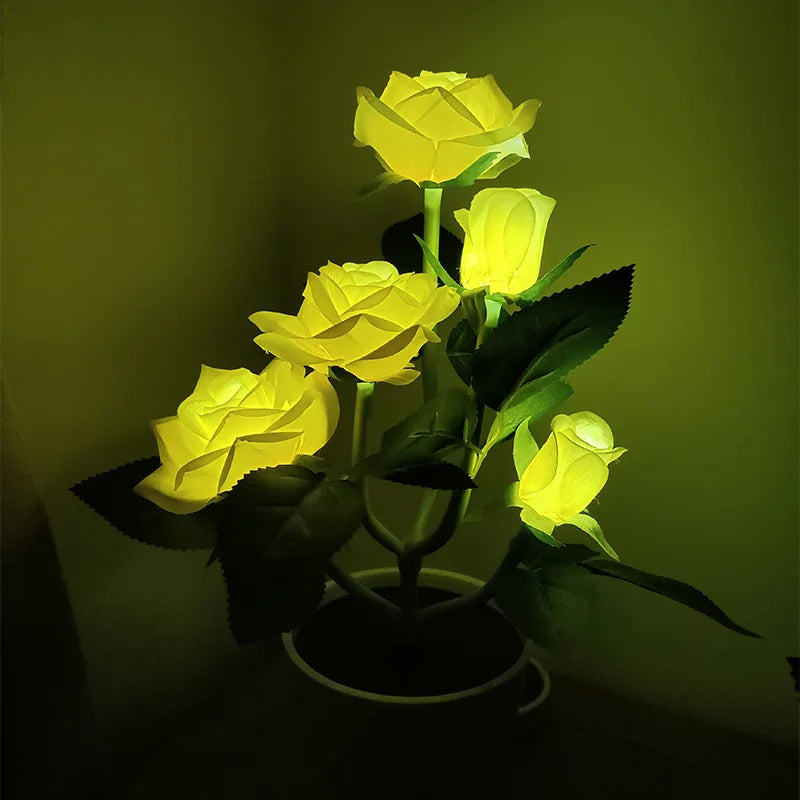 BloomLight - Solar Rose Lantern