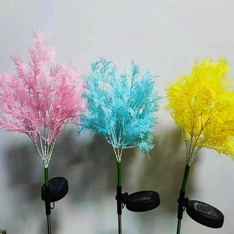 SolarGlow – Solar LED Tree Lighting for Garden – Colorful Decorative Outdoor Lighting, Waterproof & Energy Efficient