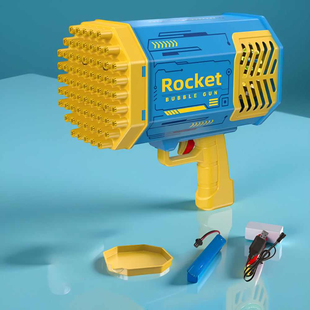 Máquina de Fazer Bolhas de Sabão Elétrica ABS LED Atividade ao Ar Livre