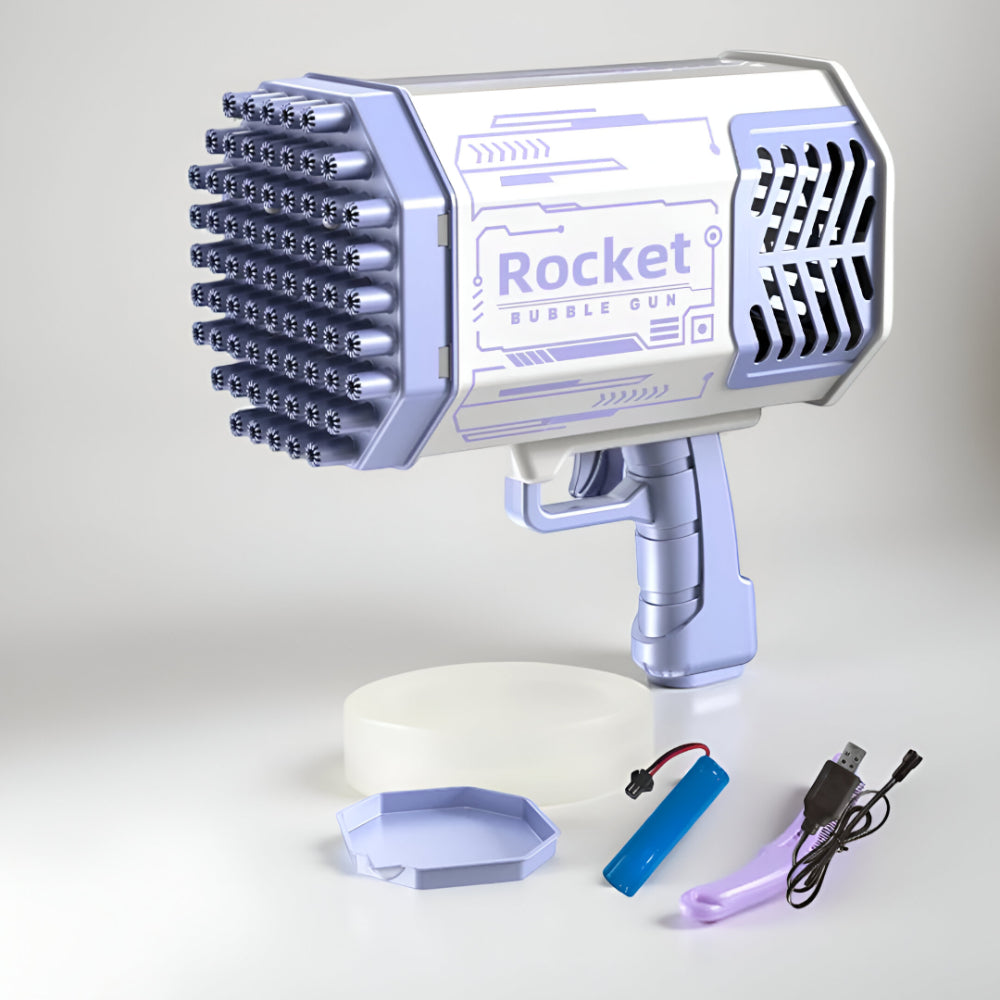 Máquina de Fazer Bolhas de Sabão Elétrica ABS LED Atividade ao Ar Livre