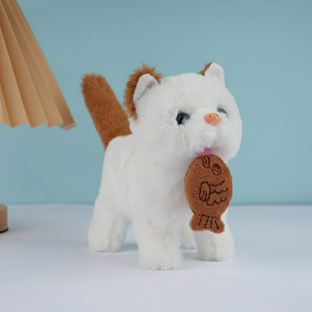 Speelgoed Interactieve Pluche Robot Kat Realistische Perzische