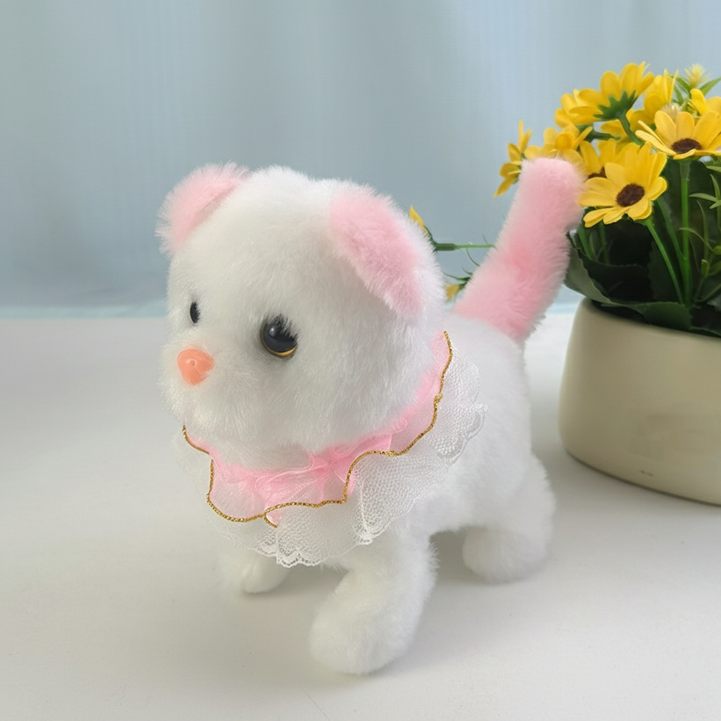 Speelgoed Interactieve Pluche Robot Kat Realistische Perzische