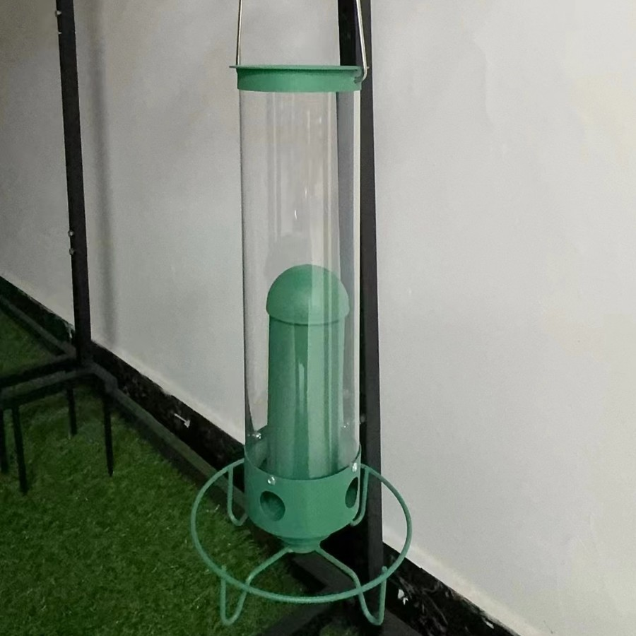 Alimentador de Pássaros em Metal Giratório à Prova de Esquilos para Exterior