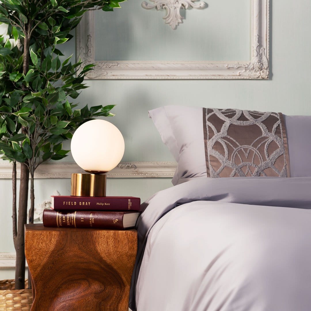 Chain of Luxury Gray Duvet Cover Set (Egyptian Cotton)