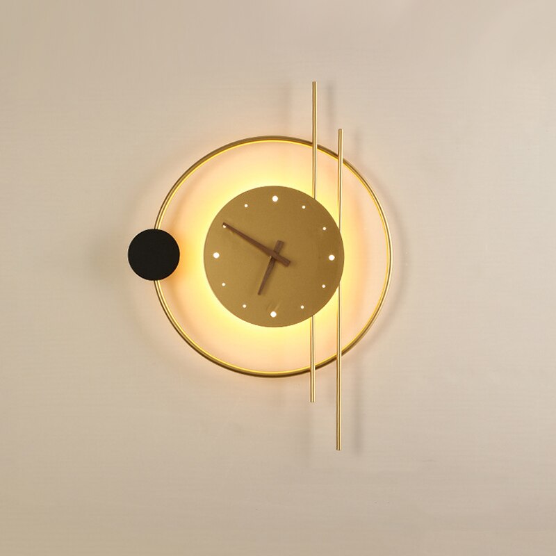 Zeitkunst Wall Clock - Elegant and Functional Lighting