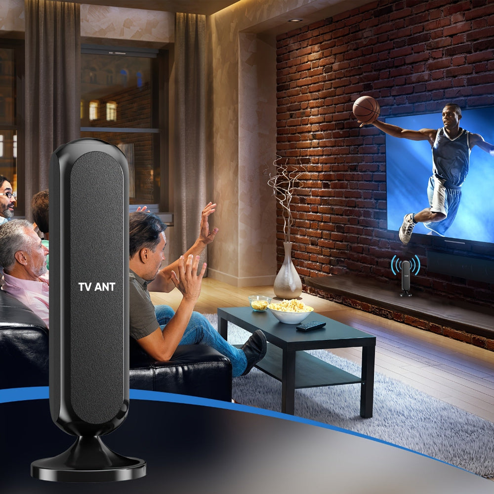 Antena de TV Interior Alcance de 360° Canais Locais Claros