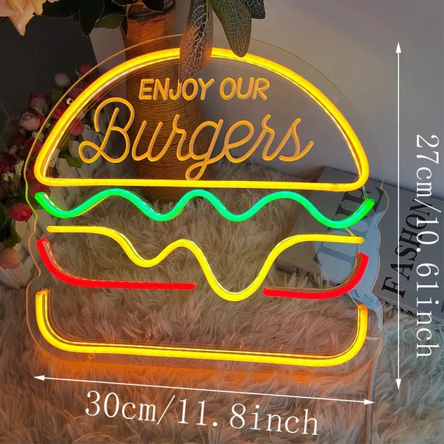 NeonTaco – LED Neonbord met Tacos Design | Sfeervolle Verlichting