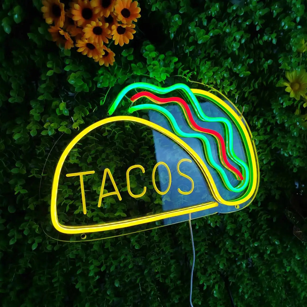 NeonTaco – LED Neonbord met Tacos Design | Sfeervolle Verlichting