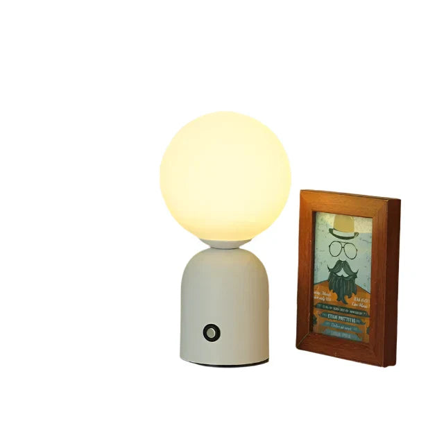 GlowLuxe - Oplaadbare LED Tafellantaarn, Draadloos en Dimbaar