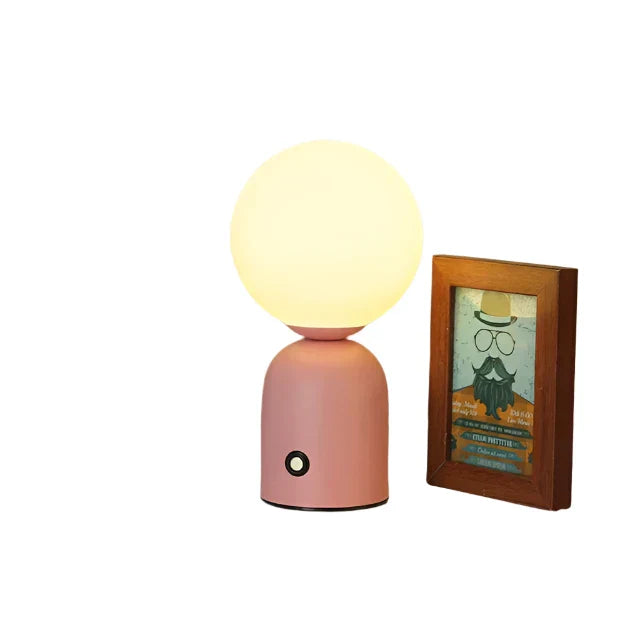 GlowLuxe - Oplaadbare LED Tafellantaarn, Draadloos en Dimbaar