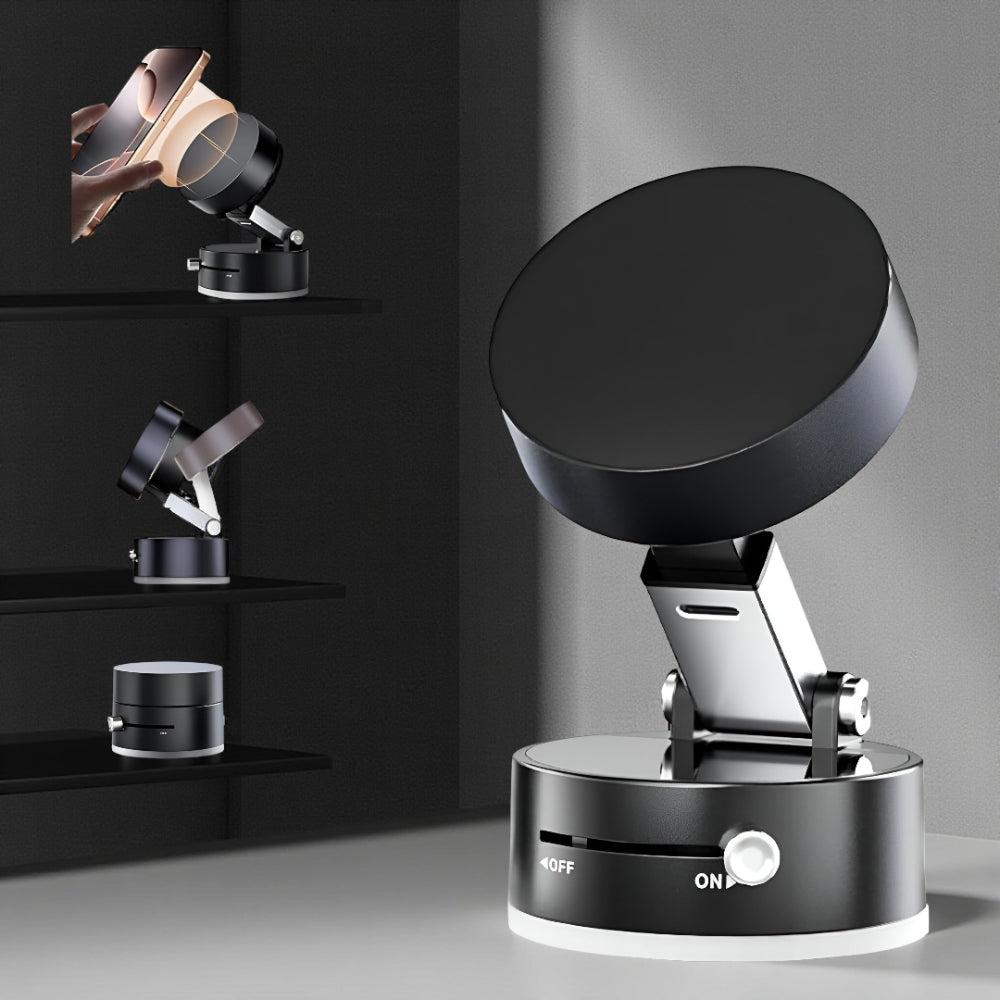 Suporte de Telemóvel para Automóvel Ajustável Ventosa Forte ABS