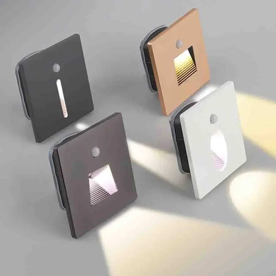 LumiStep – LED Step Lighting with Motion Sensor – Energy Efficient, Automatic & Weather Resistant