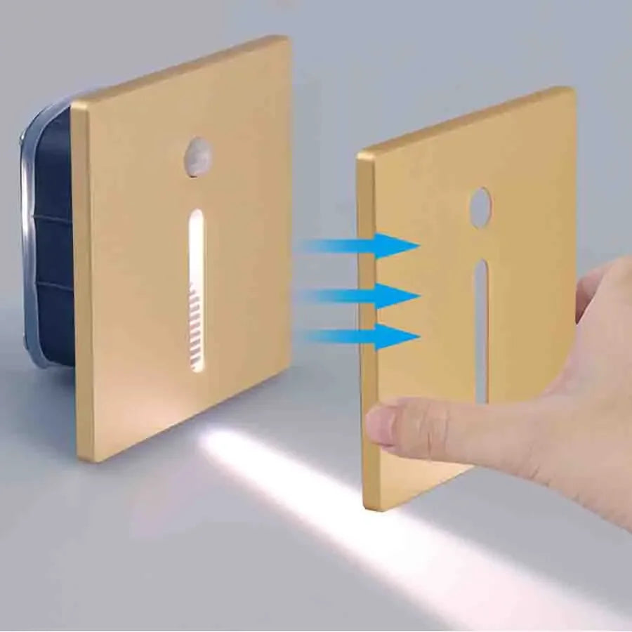 LumiStep – LED Step Lighting with Motion Sensor – Energy Efficient, Automatic & Weather Resistant