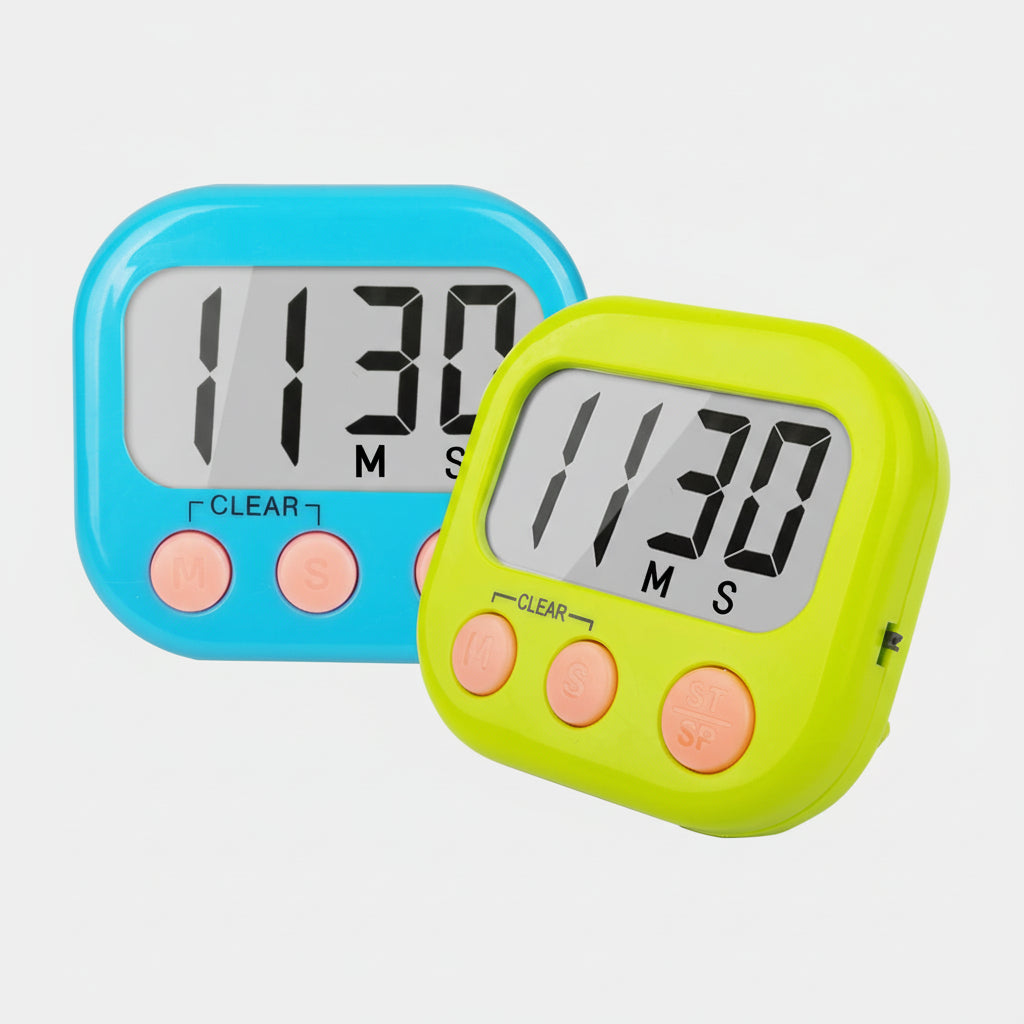 Temporizador Digital Grande Ecrã Temporizador de Cozinha e Sala de Aula
