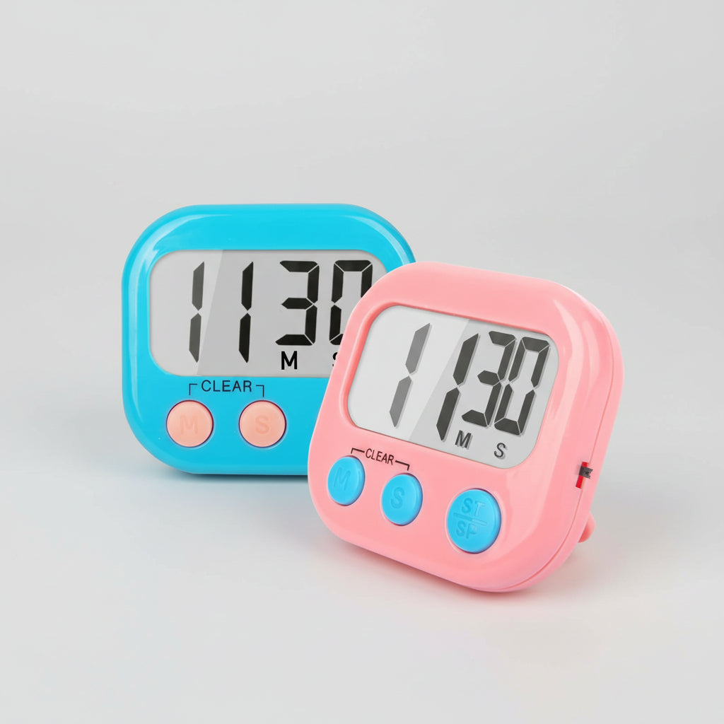 Temporizador Digital Grande Ecrã Temporizador de Cozinha e Sala de Aula