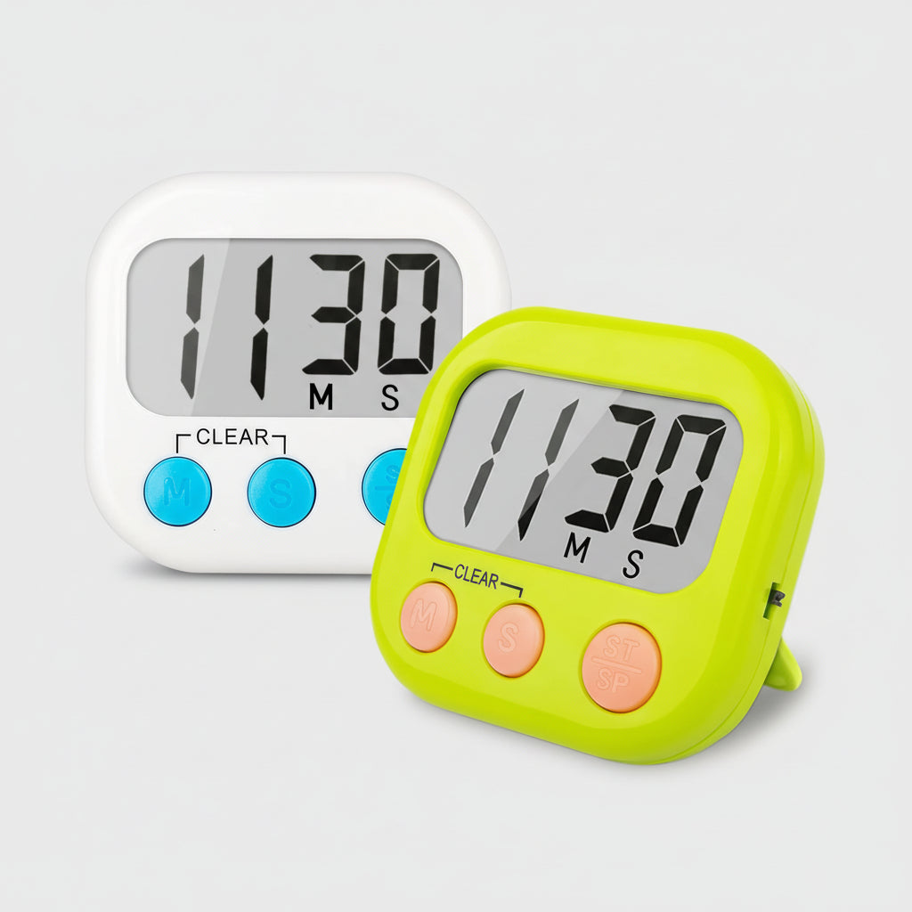 Temporizador Digital Grande Ecrã Temporizador de Cozinha e Sala de Aula