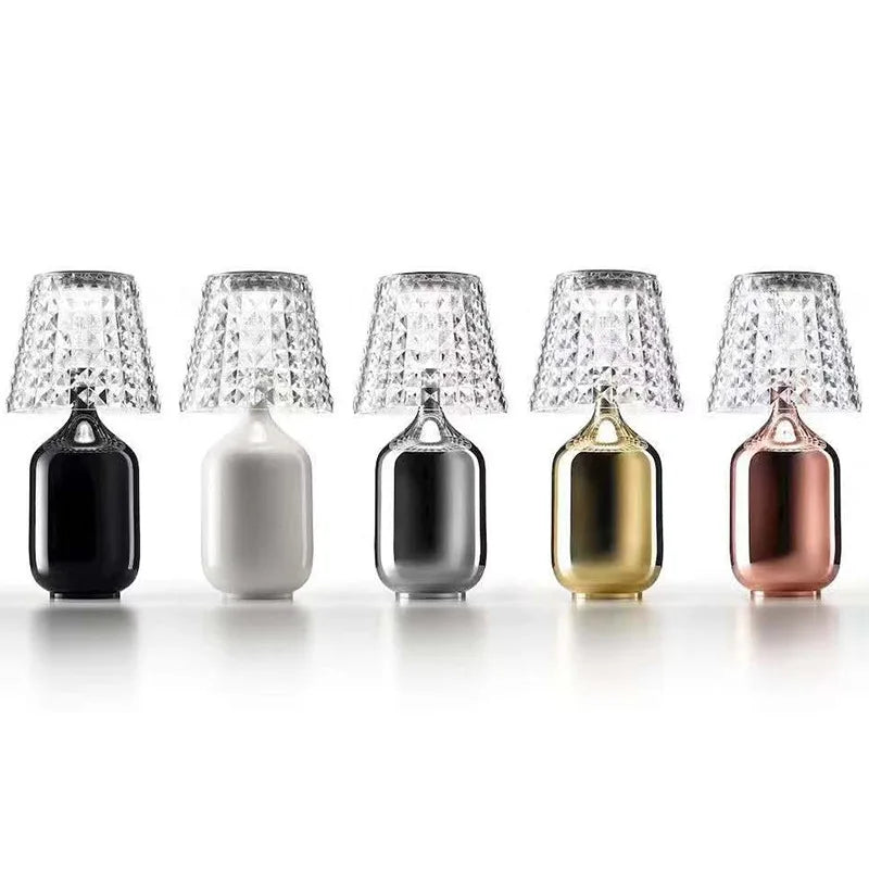LumiBrill - Decoratieve LED Tafellamp in Kristallook