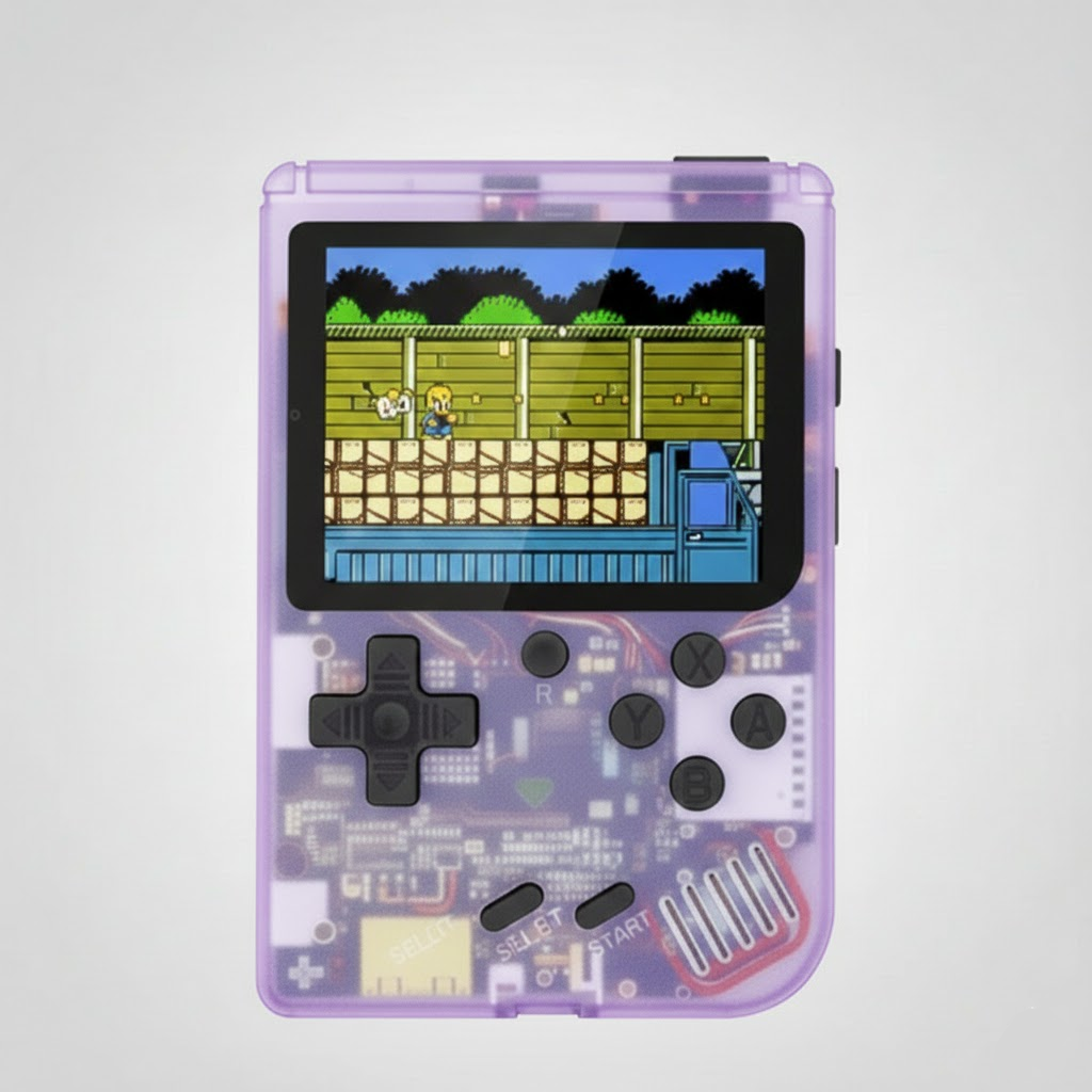 Consola Retro Portátil de Jogos 400 Jogos Ecrã a Cores