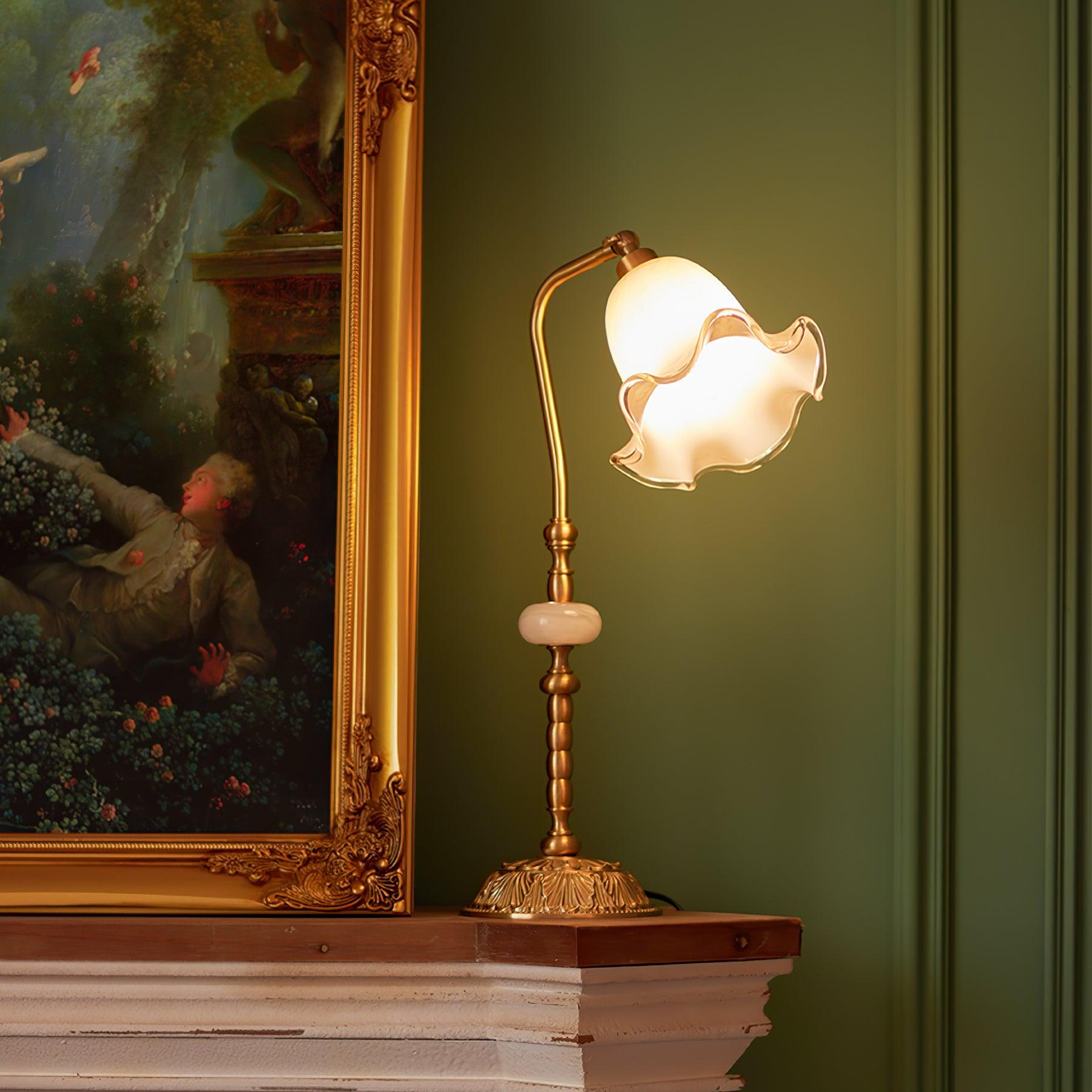 BrassGlow - Luxe Messing Tafellamp