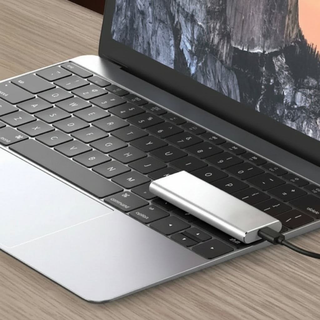 External Hard Drive USB C Portable 4TB Ultrafine Data Storage