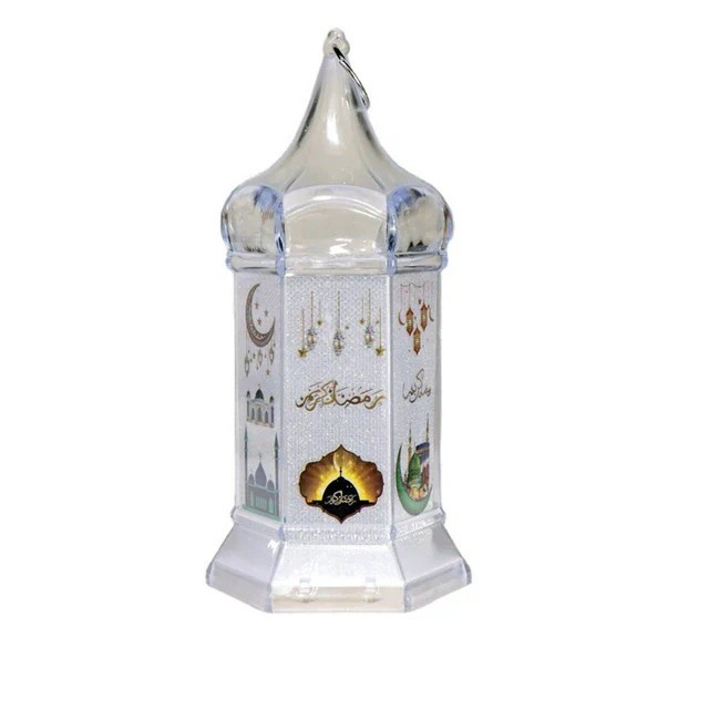 RamadanGlow - LED Ramadan Lantaarn – Vintage Decoratieve Lamp met Warm Licht