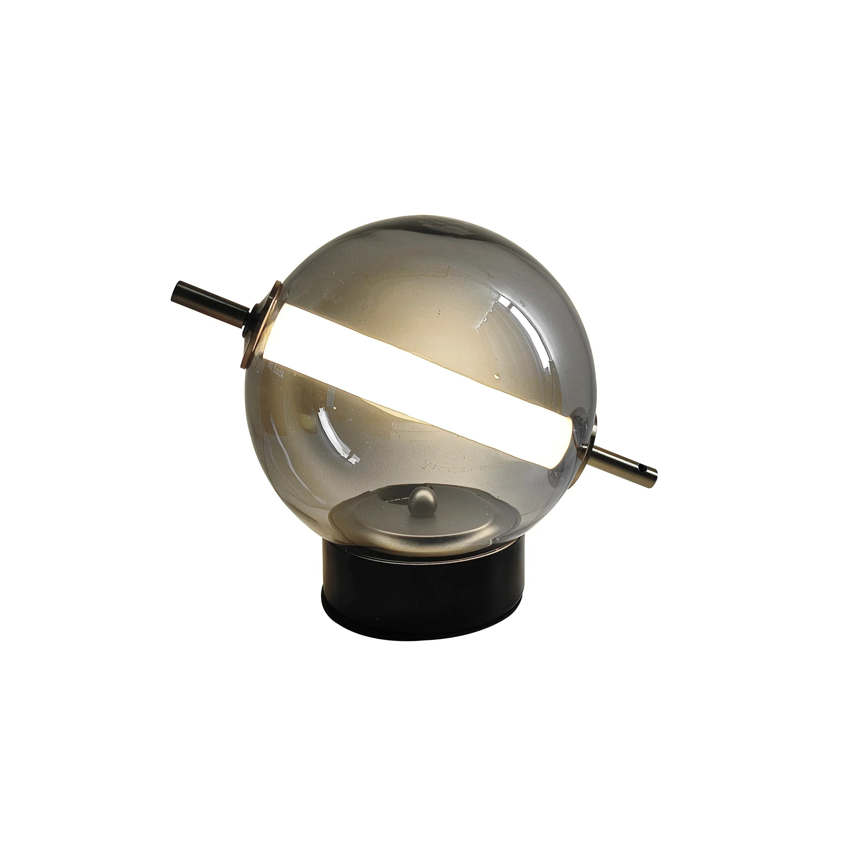 RetroGlass - Vintage Tafellamp met LED Verlichting voor Sfeervolle Accenten