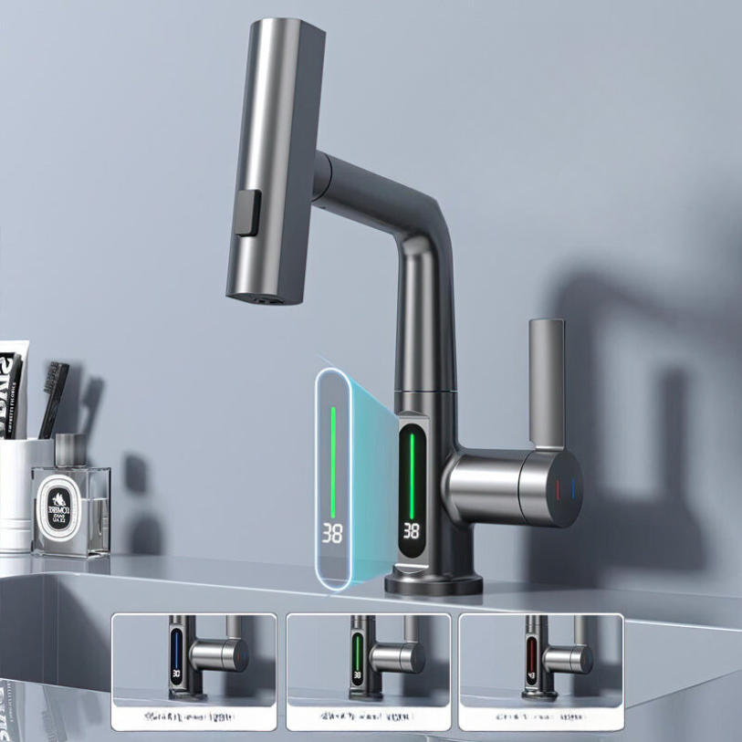 SmartFaucet Pro: Rubinetto Intelligente con Display Digitale