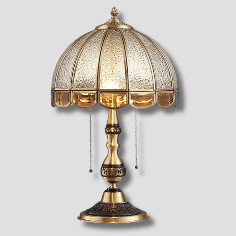 HeritageGlow - Antieke Bronzen Tafellamp