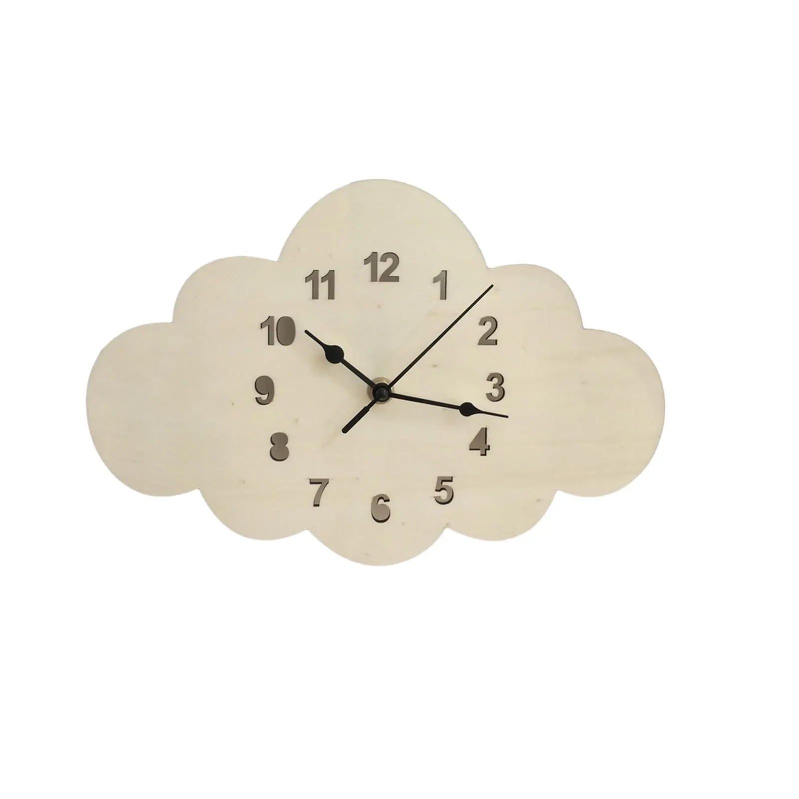 NordicWall - Reloj de pared silencioso decorativo para niños y sala de estar