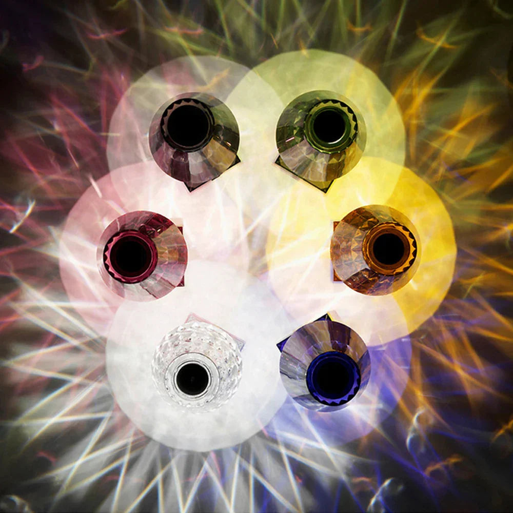 CrystalGlow - Dimbare Acryl Tafellamp met Luxe Lichtspel voor Woon- & Slaapkamer