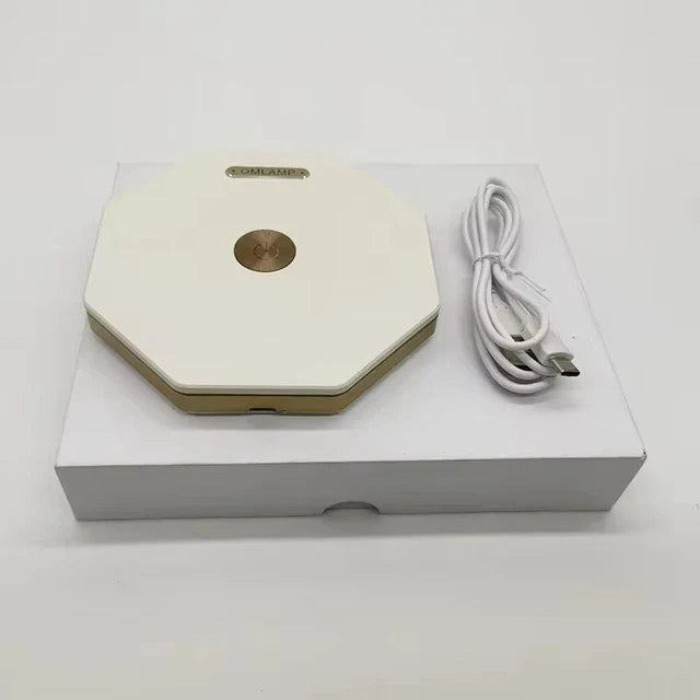 CrystalGlow - Oplaadbare Kristallen Tafellamp, Draadloze LED Verlichting met Dimfunctie