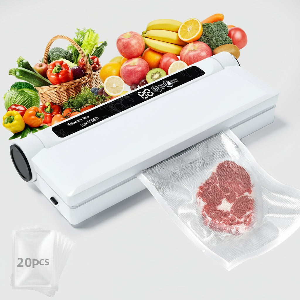 Máquina de Vácuo Seladora Compacta 20 Sacos