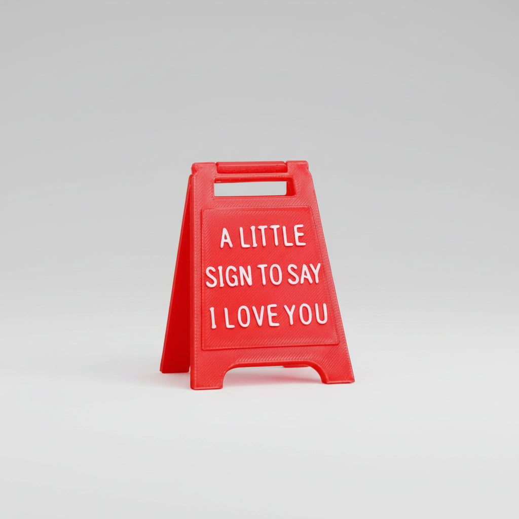 Romantic Mini Plate Love Message Valentine's Day