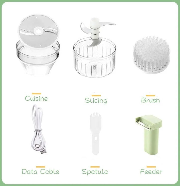 SliceMate - Affettatrice Multifunzionale Senza Fili