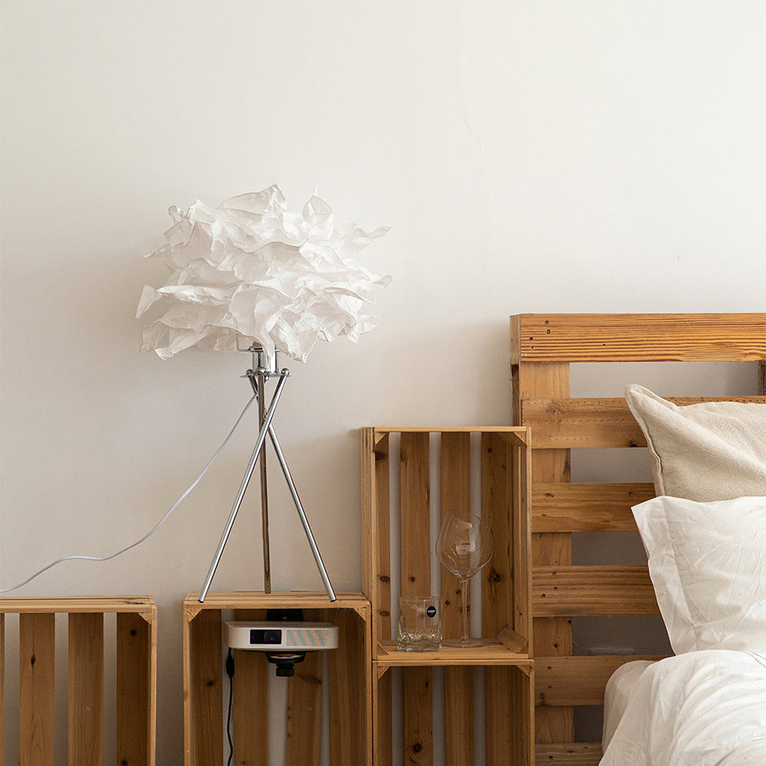 VeliGlow - Lámpara de mesa única con diseño nuboso