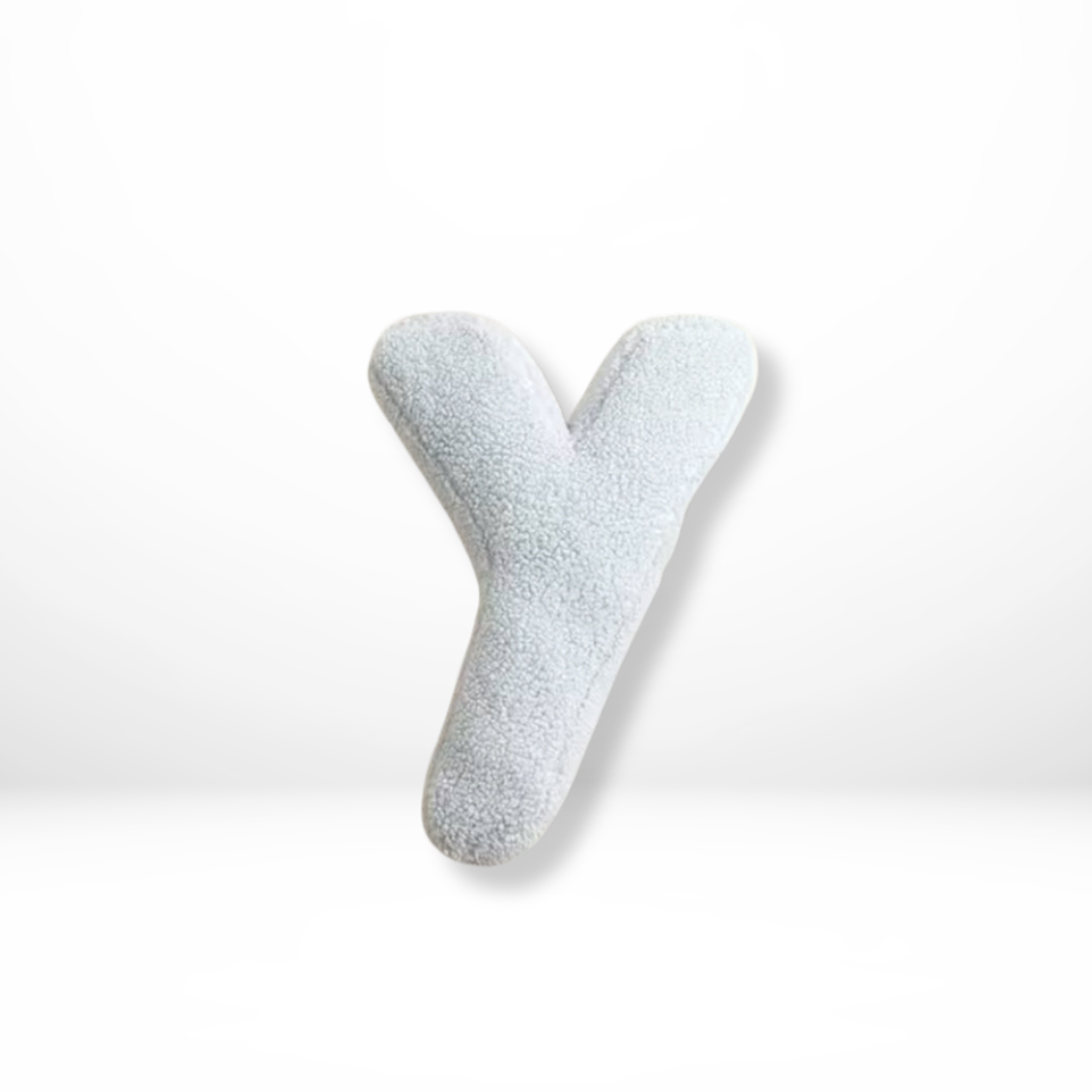 Velvet Alphabet Throw Pillow Personalized Decorative Cushion A-Z 12