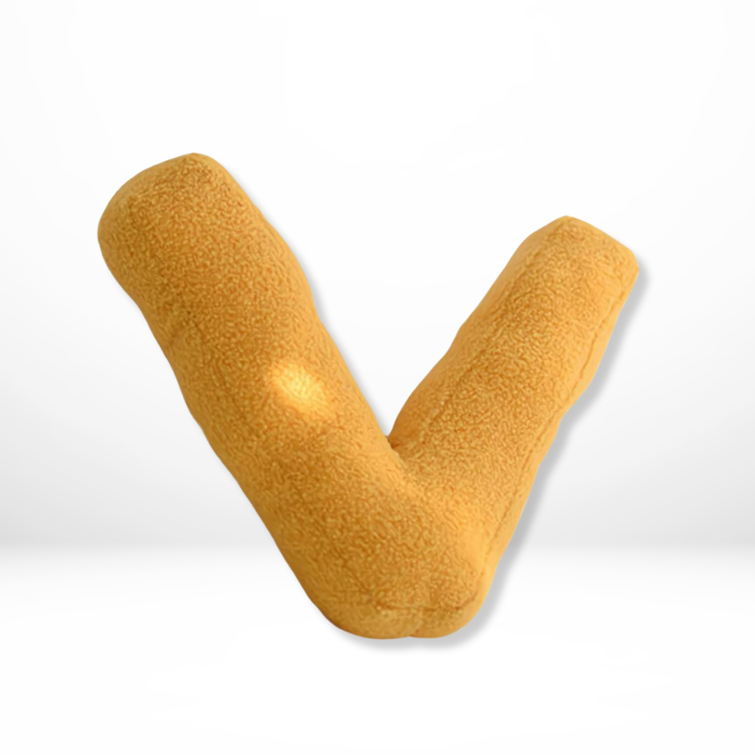 Velvet Alphabet Throw Pillow Personalized Decorative Cushion A-Z 17