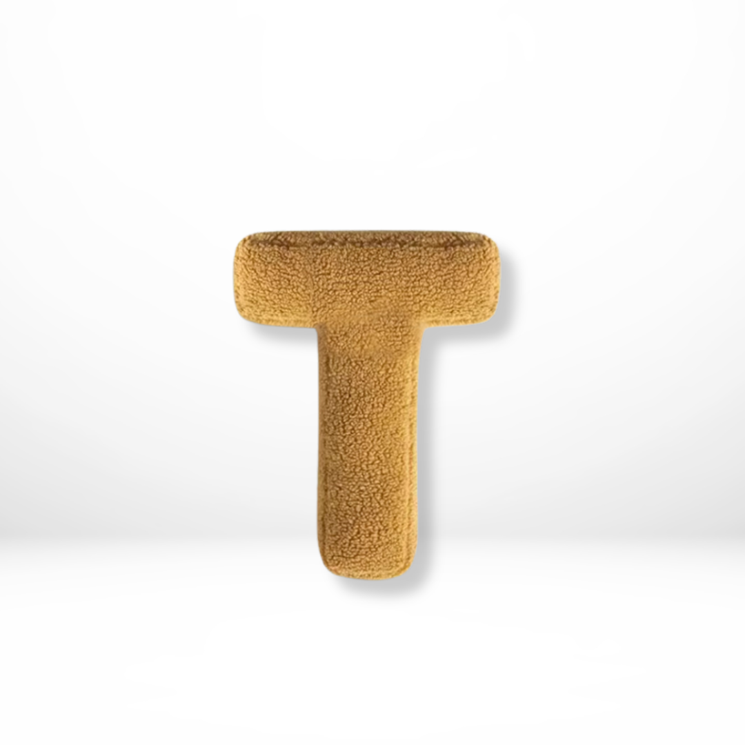 Velvet Alphabet Throw Pillow Personalized Decorative Cushion A-Z 18