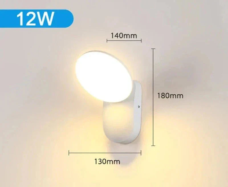 LumiGuard - Modern LED Wall Lamp with Motion Sensor, Weatherproof & Energy Efficient