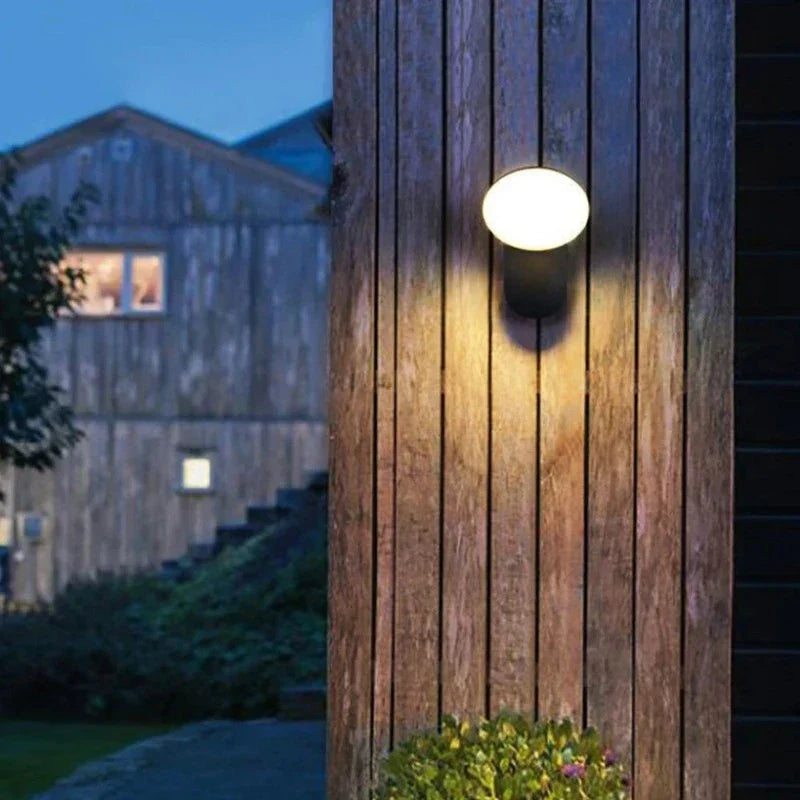 LumiGuard - Modern LED Wall Lamp with Motion Sensor, Weatherproof & Energy Efficient