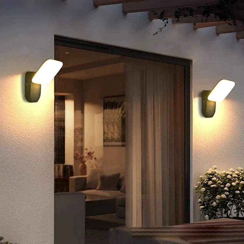 LumiGuard - Modern LED Wall Lamp with Motion Sensor, Weatherproof & Energy Efficient