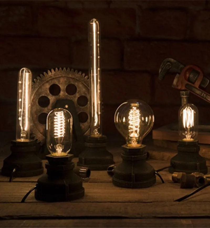 PipeLuxe - Industrial Water Pipe Lamp