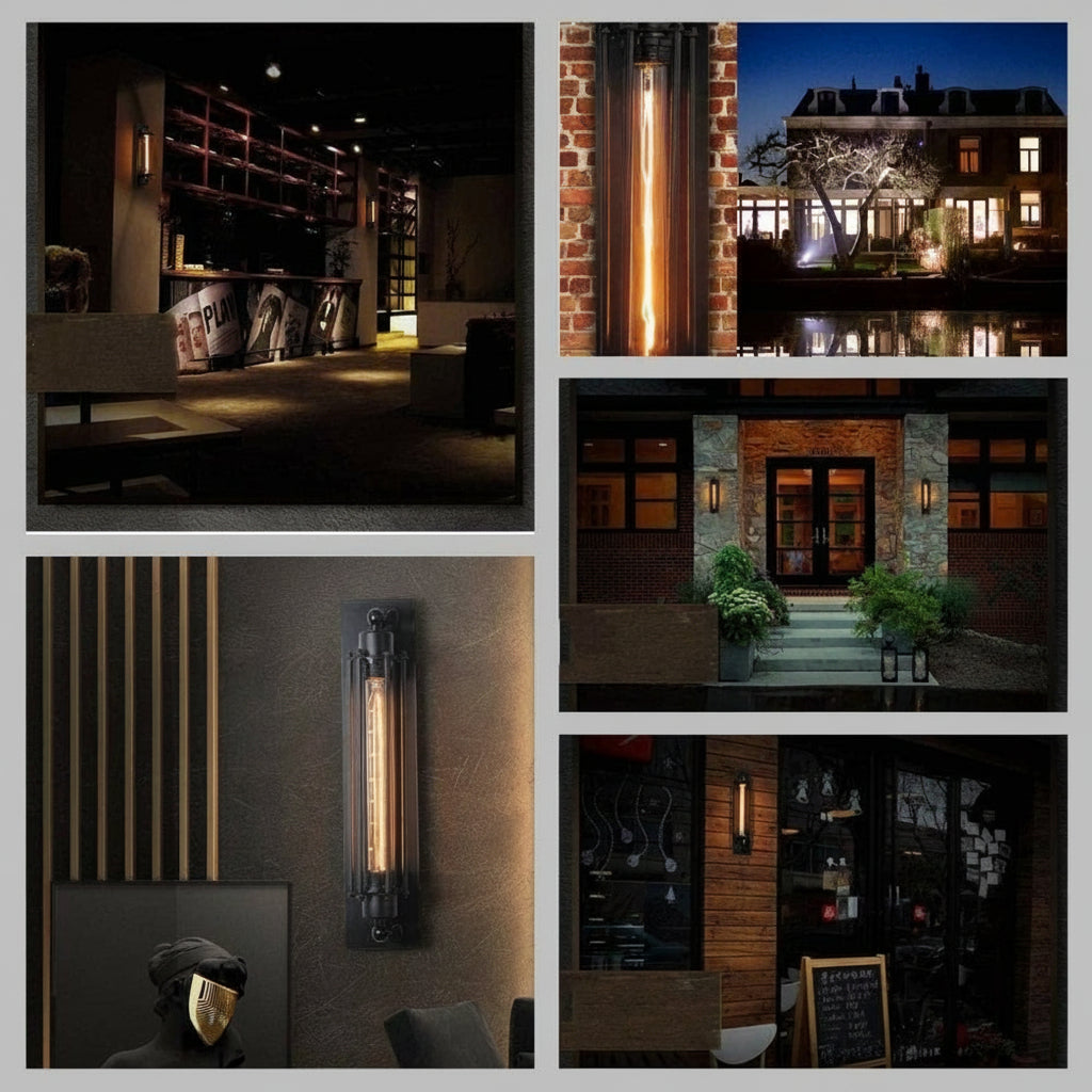 Vintage Wall Mounted LED Light Elegant Metal Design Home Decor 3