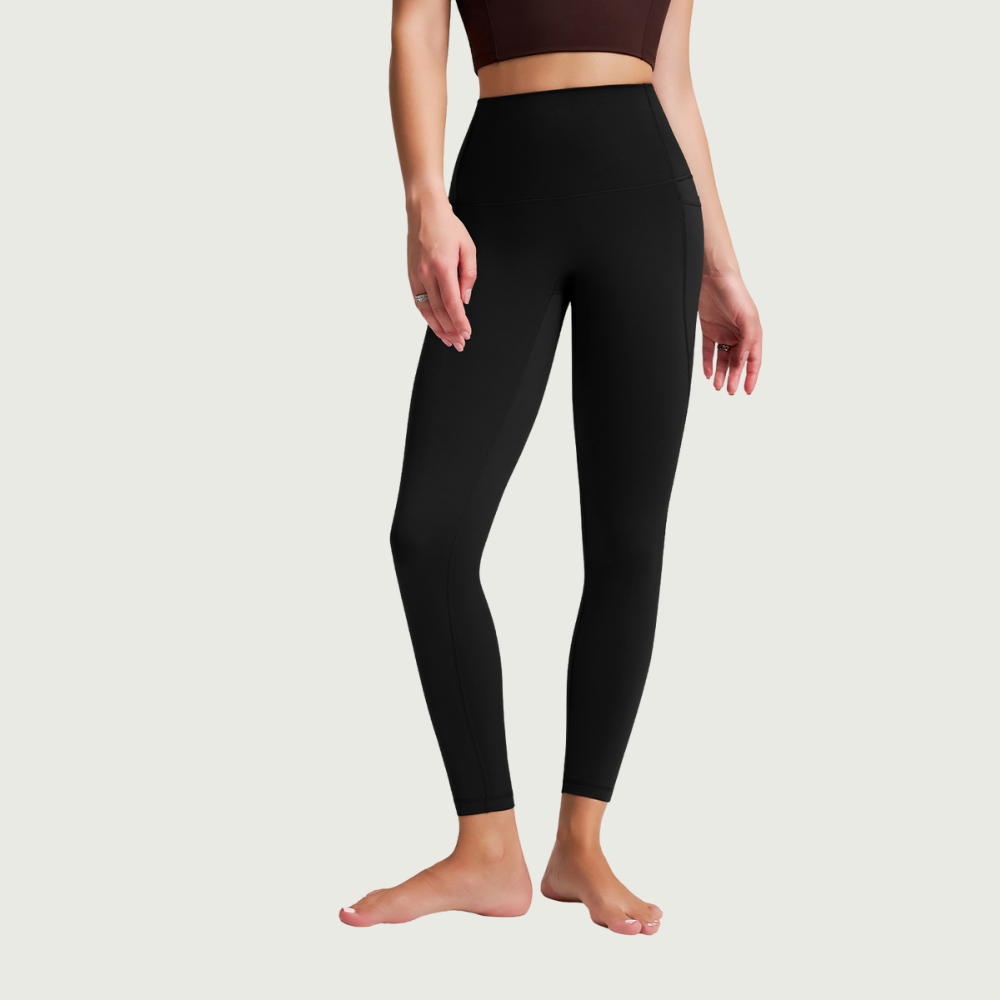 Leggings de Cintura Alta para Mulher com Bolso Lateral para Yoga e Ginástica