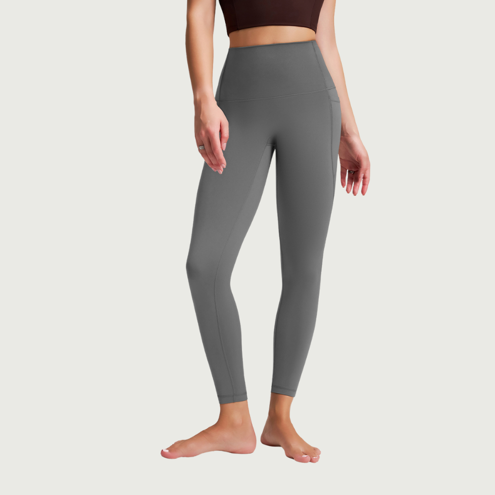 Leggings de Cintura Alta para Mulher com Bolso Lateral para Yoga e Ginástica