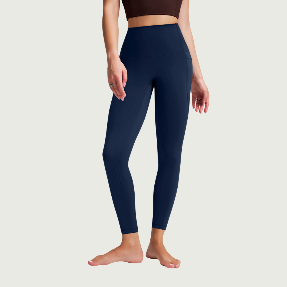 Leggings de Cintura Alta para Mulher com Bolso Lateral para Yoga e Ginástica