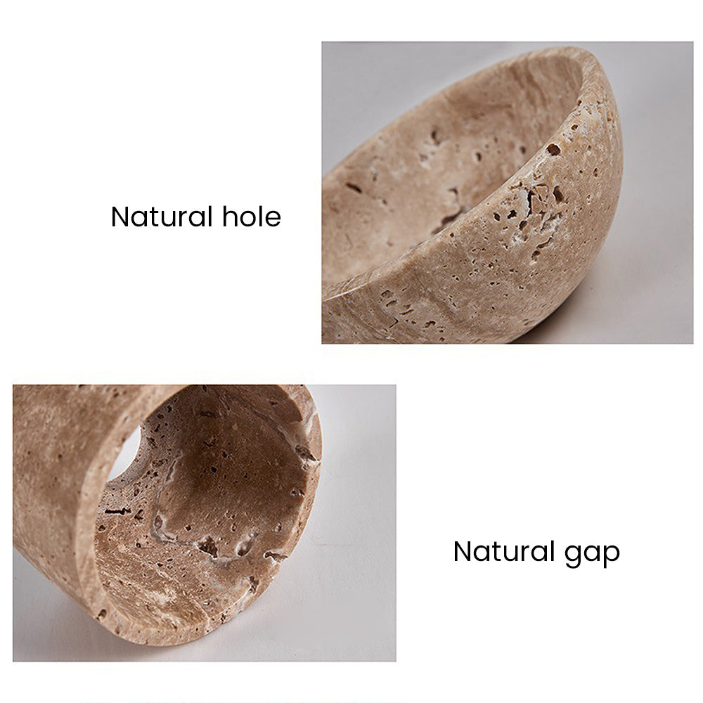 Industrial Modern Beige Stone Wall Lamp