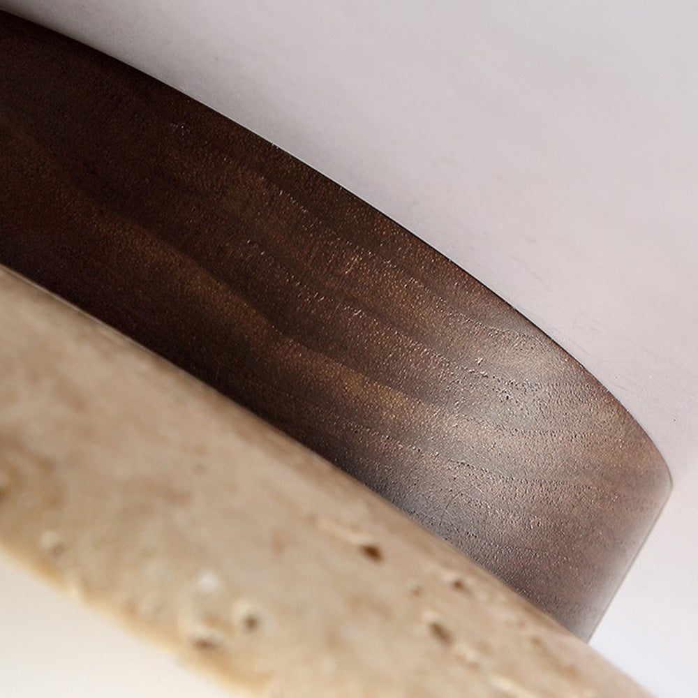 Industrial Modern Beige Stone Wall Lamp