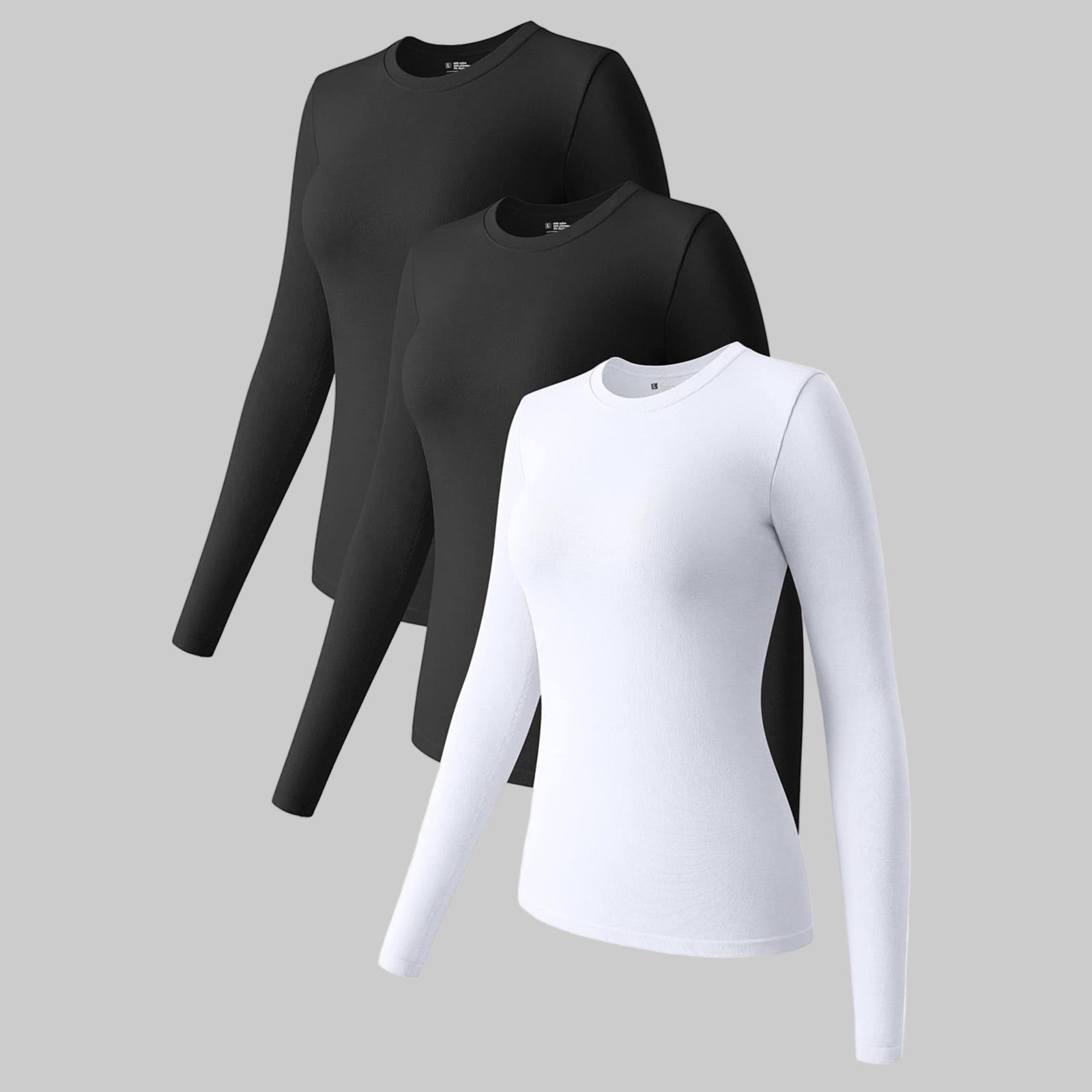 Damesshirt Lange Mouwen Stretch Slim Fit